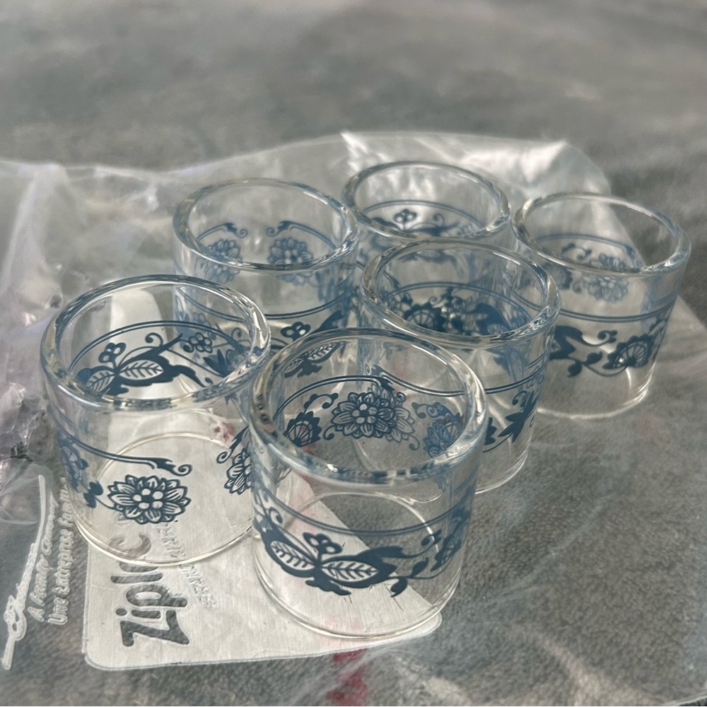 Old Town Blue Onion Napkin Rings